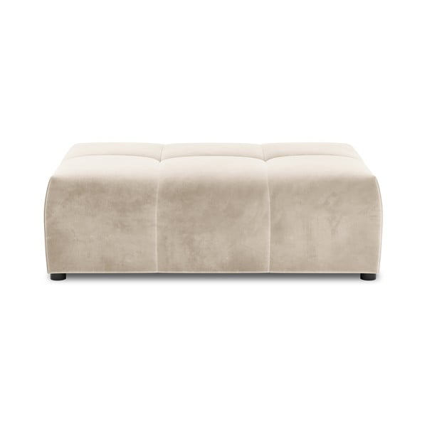Sofa modul od bež baršuna Rome Velvet - Cosmopolitan Design-image-2
