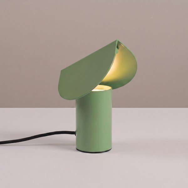 Kadulja zelena LED stolna lampa aluminijska (visina 15 cm) BISCUIT – Thoro-image-1