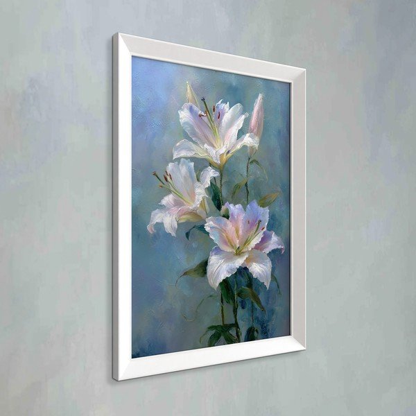 Tiskana slika s okvirom 56x75 cm Lilies – Styler-image-3