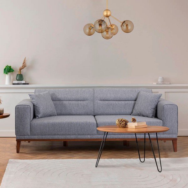 Siva sklopiva sofa 223 cm Liones – Artie-image-1