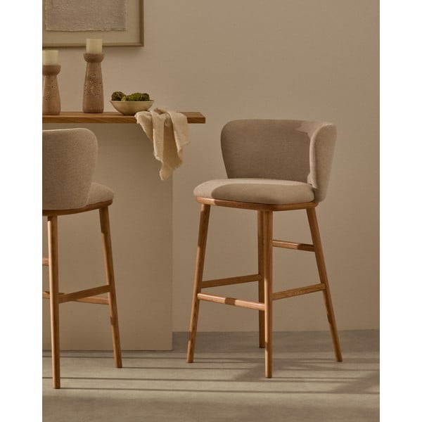 Bež barska stolica (visine sjedala 75,5 cm) Ciselia – Kave Home-image-1