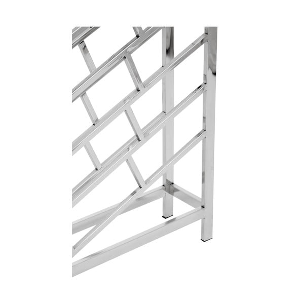 Metalni držač za boce vina u sjajno srebrnoj boji broj boca 24 kom Barolo – Premier Housewares-image-3