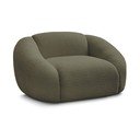 Zelena fotelja od bouclé tkanine Tina – Bobochic Paris