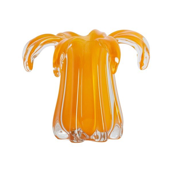 Narančasta staklena vaza (visina 17 cm) Avenia – Light & Living