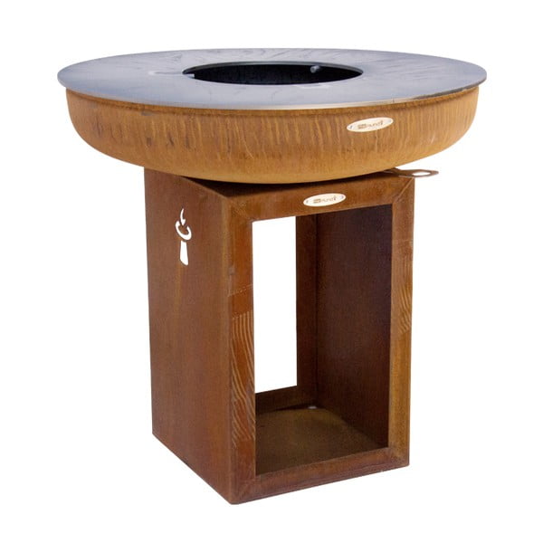 Smeđi vanjski roštilj na drva Remundi Carus M, ø 82 cm-image-3