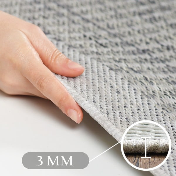 Svijetlo sivi okrugao unutarnji i vanjski tepih ø 200 cm Giza 1410 – Ayyildiz Carpets-image-4