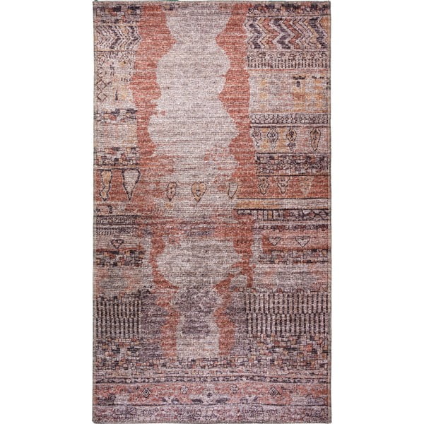 Svijetlocrveni perivi tepih 180x120 cm - Vitaus