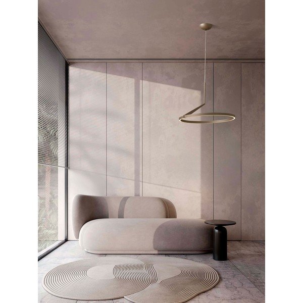 LED viseća svjetiljka aluminijska s mogućnosti zatamnjivanja ružičasto zlatna ø 60 cm Tilia – Nova Luce-image-1