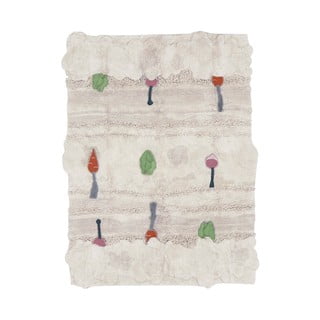 Krem pamučan dječji tepih za igru 120x160 cm Veggie Garden – Lorena Canals