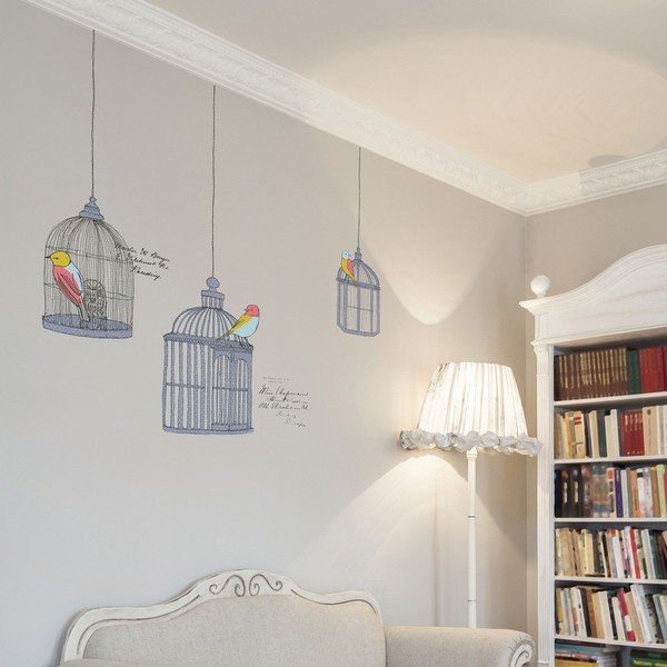 Set naljepnica Ambiance Birds In Cage-image-4