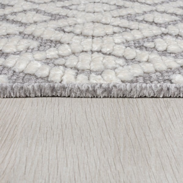 Sivi perivi tepih od šenila 80x160 cm Jhansi – Flair Rugs-image-4