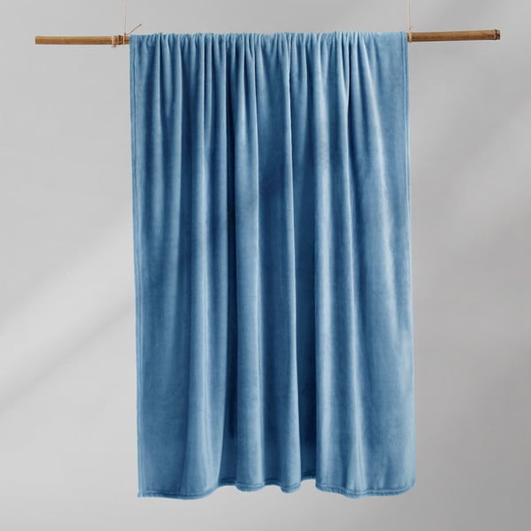Tamnoplava deka od mikrovlakana DecoKing Mic, 160 x 210 cm-image-3