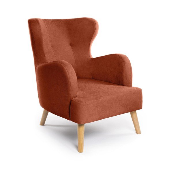 Ciglasta wing fotelja Noemye – Bonami Selection