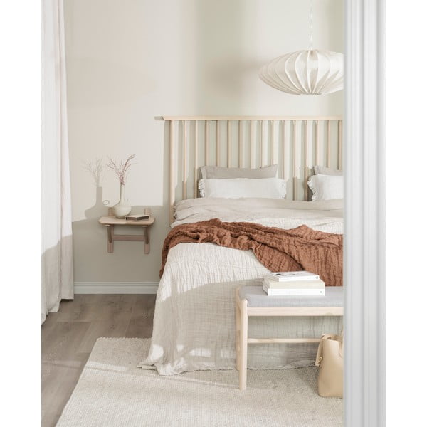 Noćni ormarić u dekoru hrasta s policama Camrose - Rowico-image-2