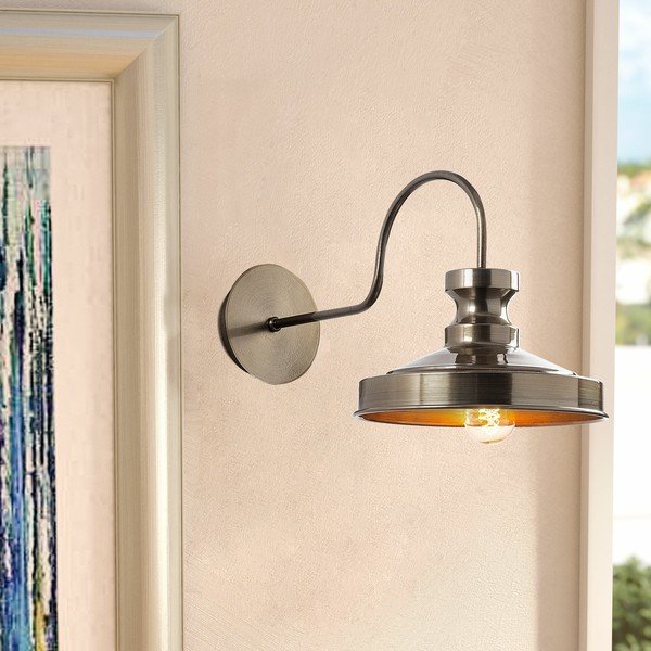 Mjedena zidna lampa ø 22 cm Kiruna – Opviq lights-image-1
