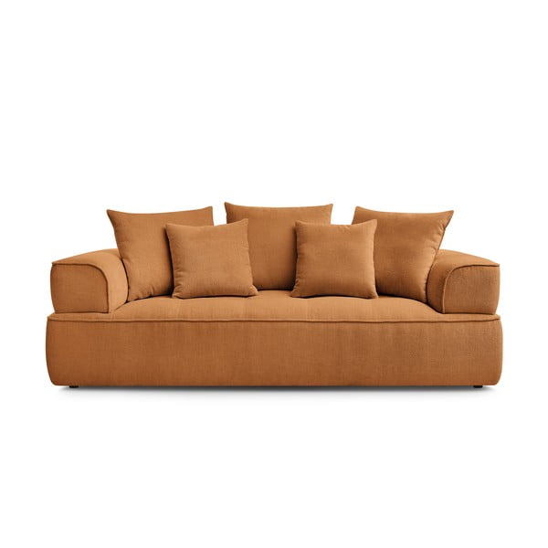 Senf žuta sofa od šenila 237 cm Whesley – Bobochic Paris