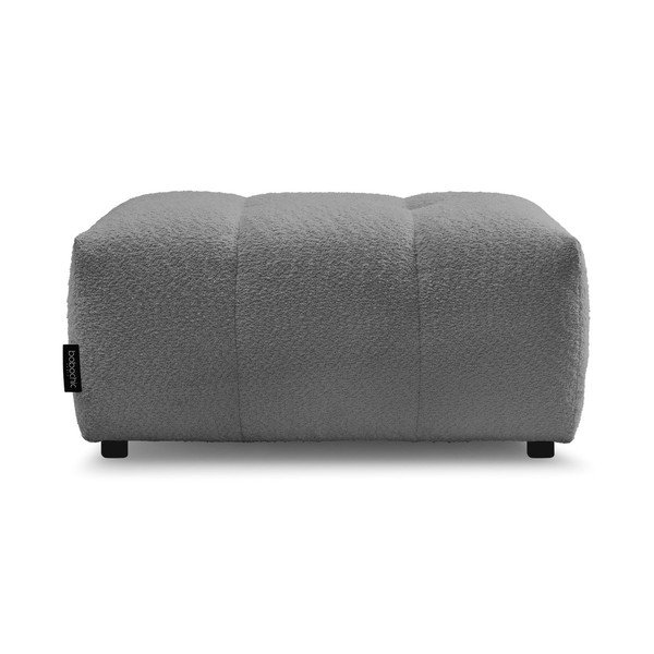 Sivi tabure od bouclé tkanine Roxelane – Bobochic Paris