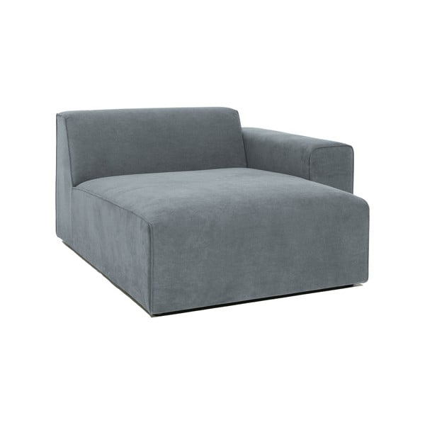 Siva modularna sjedeća garnitura od samta (s desnim kutom) Sting – Scandic-image-1