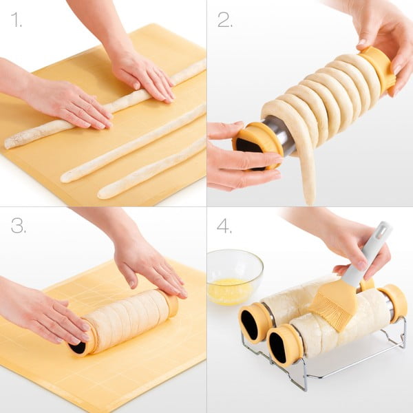 Kalup za pečenje za trdelnik od nehrđajućeg čelika Delícia – Tescoma-image-1