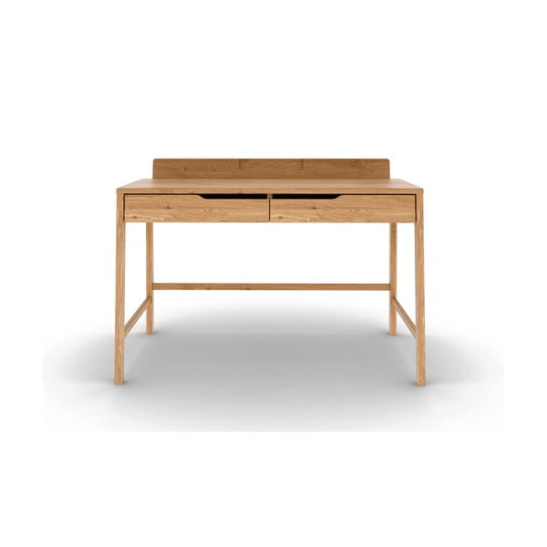 Radni stol od punog hrasta 65x120 cm Twig – The Beds