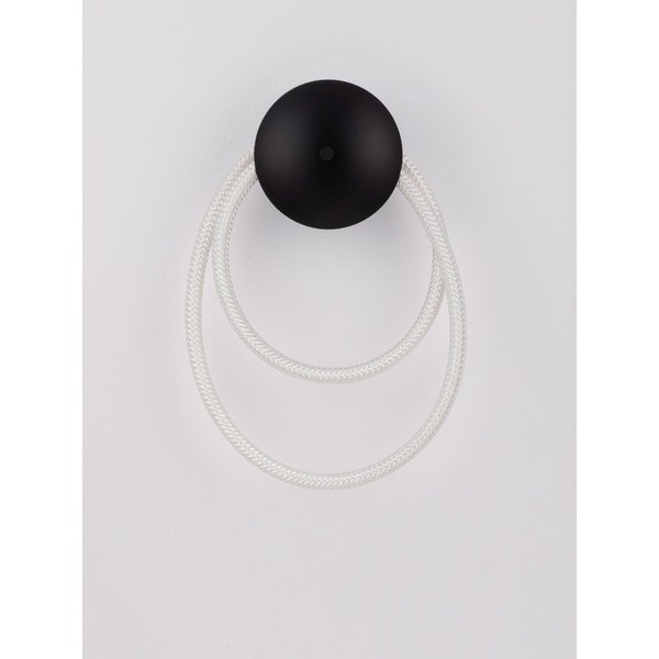 Bijela/mat crna željezna LED zidna lampa Ilane – Nova Luce-image-3