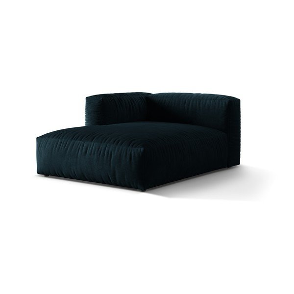 Tamno plava baršunasti modularna sjedeća garnitura (s lijevim kutom) Martina – Micadoni -image-1