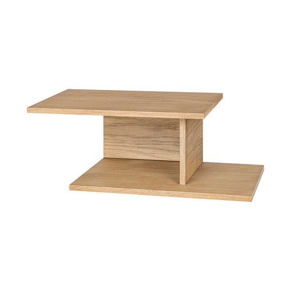 Viseći/s policama noćni ormarić u dekoru hrasta u prirodnoj boji Tann – noo.ma