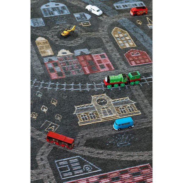 Crni dvostrani dječji tepih Narma Ülejõe, 160 x 230 cm-image-4