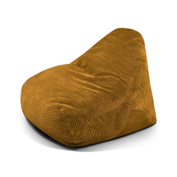 Senf žuta vreća za sjedenje od samta Snug 100 – SLOWDOWN