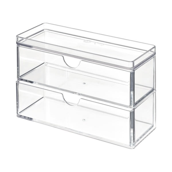 Kupaonski organizator za pamučne vatice Crystalline – iDesign/The Home Edit-image-3