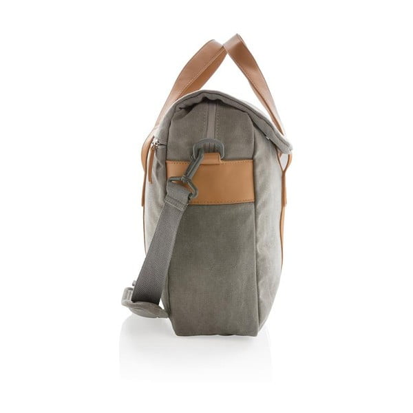Siva platnena torba za laptop 15,6'' XD Collection, 16 l-image-3