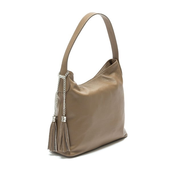Sivo-smeđa kožna torbica Isabella Rhea br. 1186-image-2