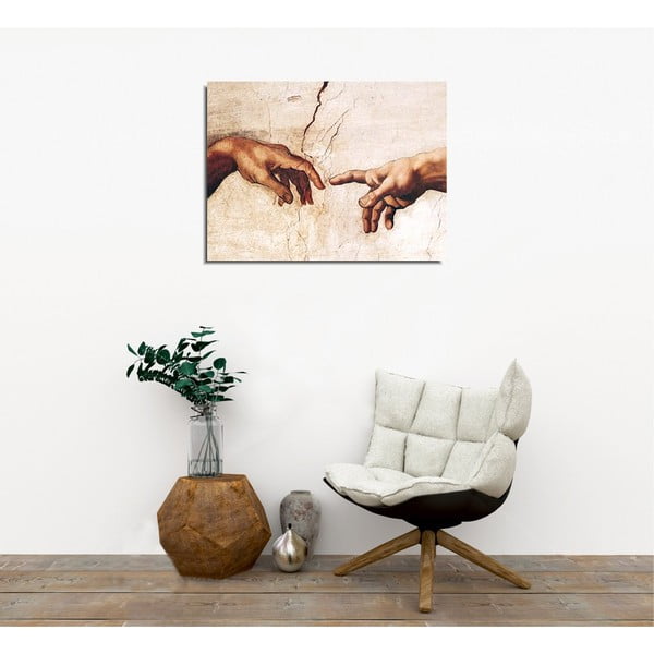 Zidna reprodukcija na platnu Michelangelo, 40 x 30 cm-image-1