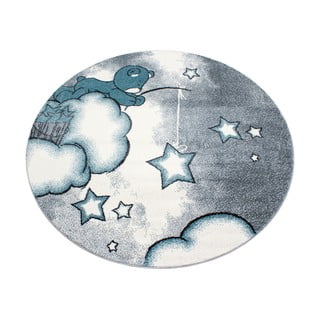 Plavi/sivi dječji tepih ø 120 cm Kids – Ayyildiz Carpets