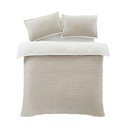 Krem posteljina za bračni krevet od sherpa flisa 200x200 cm Cosy Nori – Catherine Lansfield