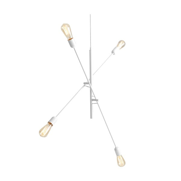 Bijela viseća svjetiljka za 4 Custom Form Twigo žarulje