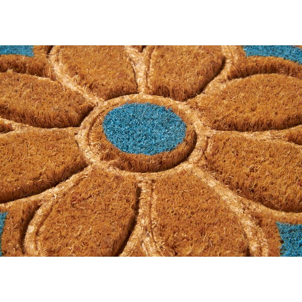 Otirač od kokosovih vlakana 45x75 cm Flowers – Hanse Home-image-2