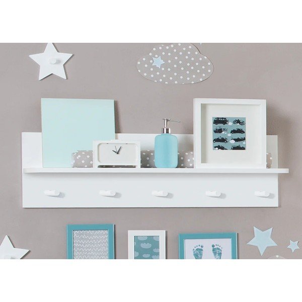 Bijela zidna dječja vješalica Dreamworld 3 – Roba-image-1