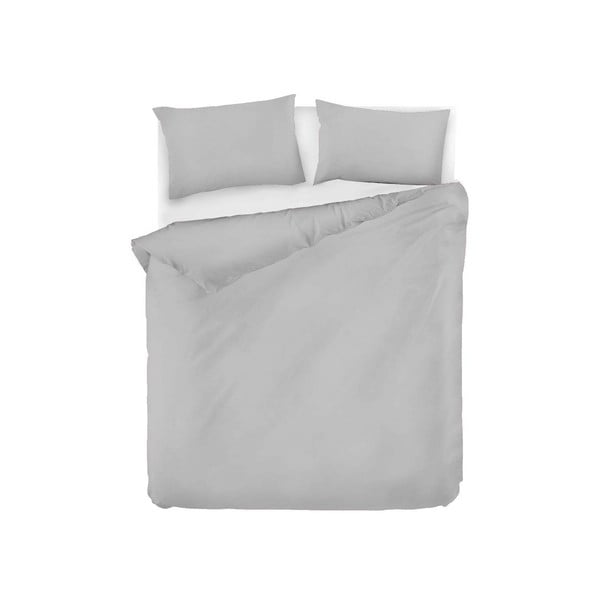 Svijetlo siva pamučna posteljina za krevet za jednu osobu 140x200 cm Fresh Color – Mijolnir