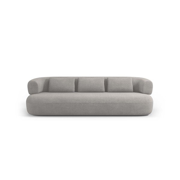 Svijetlo siva sofa od bouclé tkanine 226 cm Jenny – Micadoni -image-2
