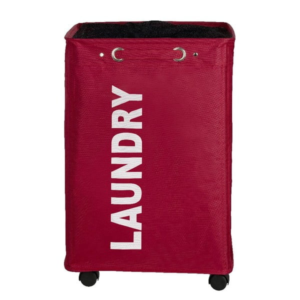 Crvena korpa za rublje Wenkoo Quadro, 79,2 l-image-2