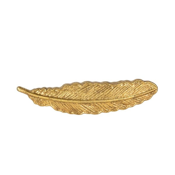 Ručka za ladice od kositra u zlatnoj boji Sass & Belle Feather