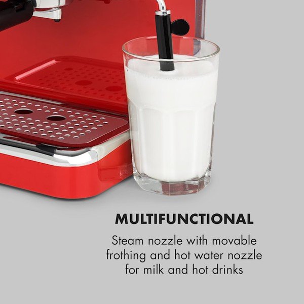 Crveni aparat za kavu Klarstein Espressionata Gusto-image-4