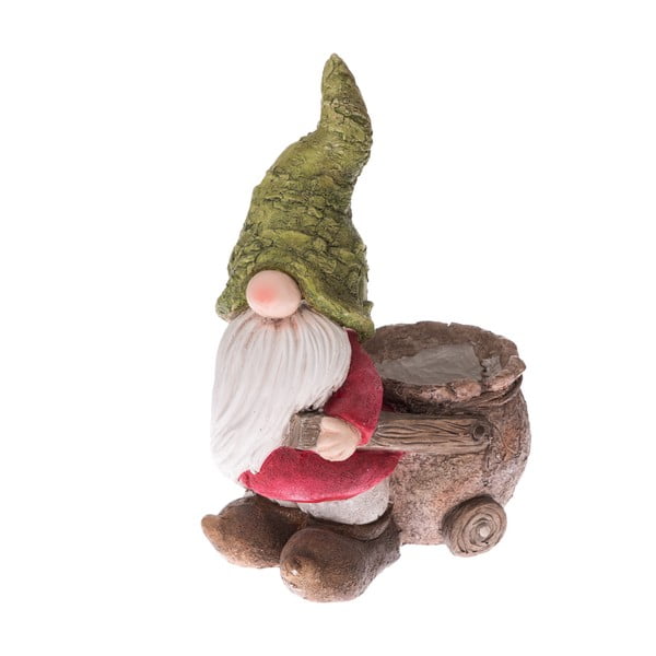 Keramička tegla za cvijeće Dakls Gnome, visina 43,5 cm