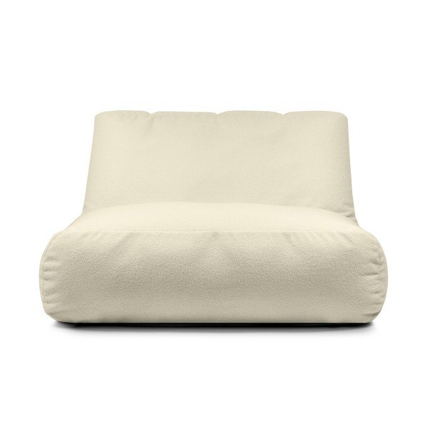 Krem vreća za sjedenje od bouclé tkanine Sofa Tube – SLOWDOWN-image-2