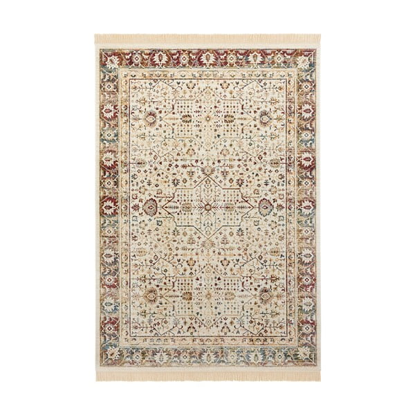 Žuti tepih s primjesom pamuka Nouristan Modern Belutsch, 135 x 195 cm