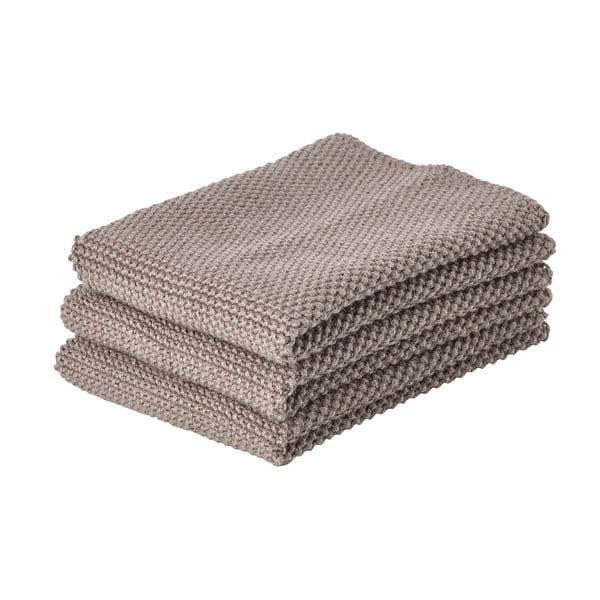 Set od 3 smeđa kuhinjska zona prirodna zona prirodna