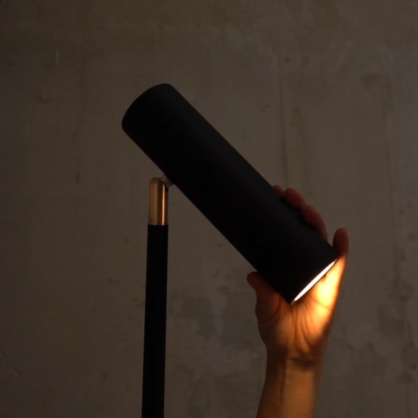 Crna podna svjetiljka SULION Milan, visina 150 cm-image-2