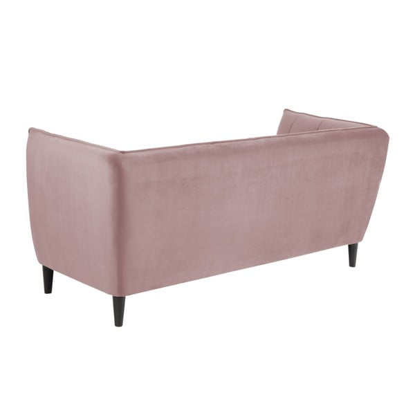 Acton Jonna roza baršunasta sofa-image-1