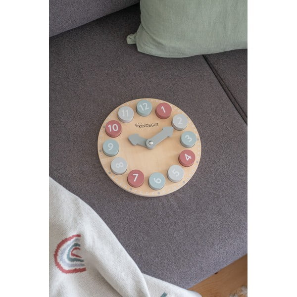 Drvena reljefna puzzle Clock – Kindsgut-image-3